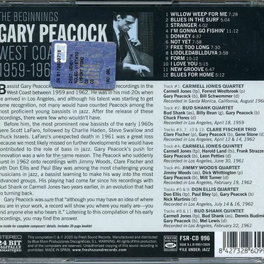 The Beginnings: West Coast Years 1959-1962