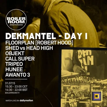 Boiler Room: Floorplan (Robert Hood) at Dekmantel, Amsterdam, Jul 31, 2015