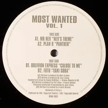 Most Wanted Vol. 1 by Various Artists - album cover
