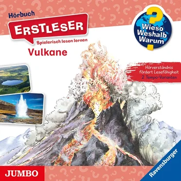 Hörbuch Erstleser - Vulkane by Wieso? Weshalb? Warum? - album cover
