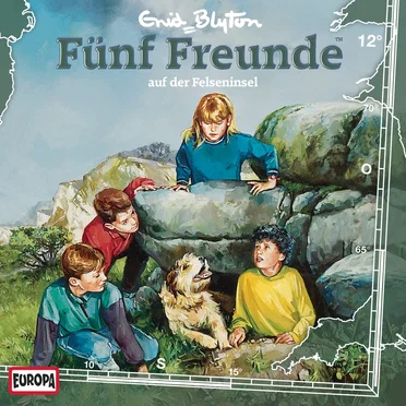 Fünf Freunde, Episode 12: auf der Felseninsel by Enid Blyton - album cover