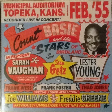 Count Basie and the Stars of Birdland on Tour! Topeka, Kansas, 1955