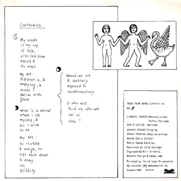 Contraries by News From Babel - album cover