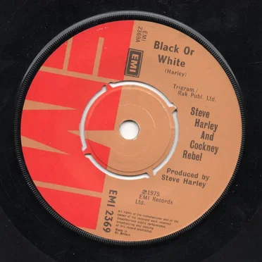 Black or White by Steve Harley & Cockney Rebel - album cover
