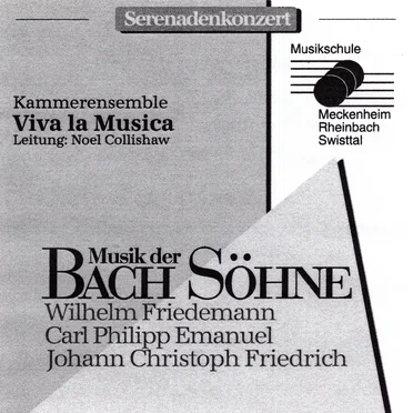 Musik der Bach-Söhne by Kammerensemble "Viva la musica" - album cover