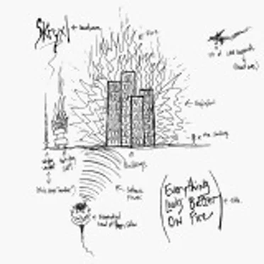 Everything Looks Better on Fire by Skryxl - album cover