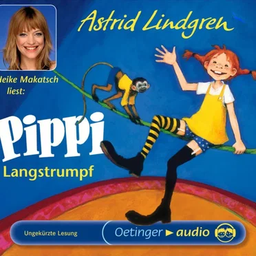 Pippi Langstrumpf by Astrid Lindgren - album cover