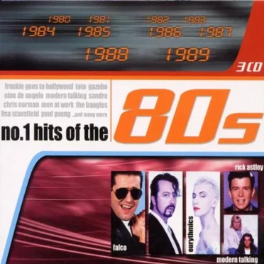 No. 1 Hits of the 80s by Various Artists - album cover