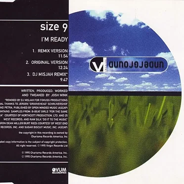 I'm Ready by Size 9 - album cover