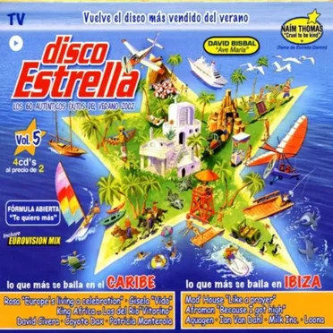 Disco estrella, Vol.5: Los 60 auténticos éxitos del verano 2002 by Various Artists - album cover