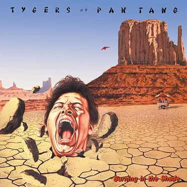 Burning in the Shade by Tygers of Pan Tang - album cover