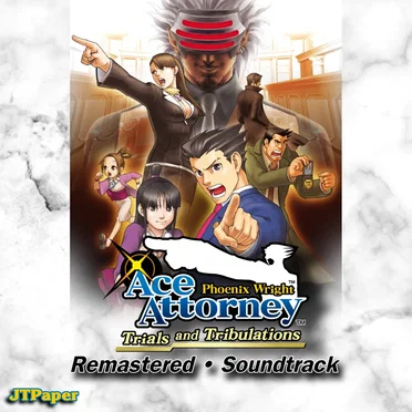 Phoenix Wright: Ace Attorney 'Trials and Tribulations' - Remastered Soundtrack by JTPaper - album cover