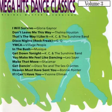 Mega Hits Dance Classics, Volume 3 by Various Artists - album cover