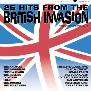 25 Hits From the British Invasion by Various Artists - album cover