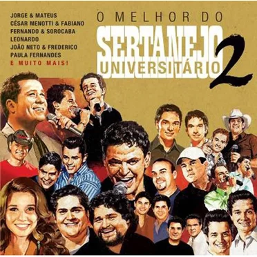 O Melhor Do Sertanejo Universitário 2 by Various Artists - album cover