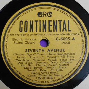 Seventh Avenue / Sorta Kinda by James "Trummie" Young's All Stars - album cover