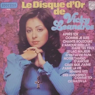 Le disque d'or de Vicky Leandros
