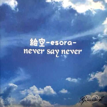 絵空-esora-/never say never by Gimmick. - album cover