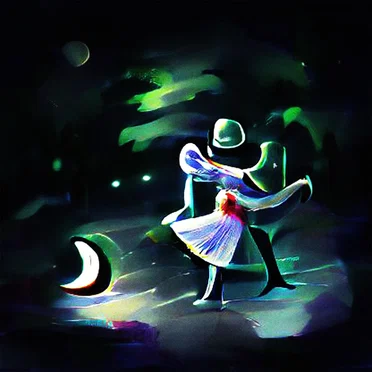 dancing in the moonlight