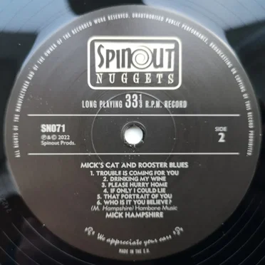 Mick's Cat And Rooster Blues