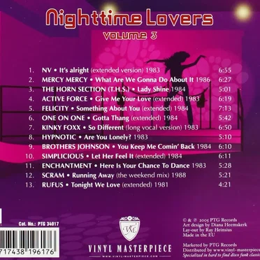 Nighttime Lovers, Volume 3 by Various Artists - album cover