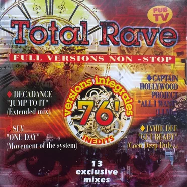 Total Rave: Full Versions Non-Stop by Various Artists - album cover
