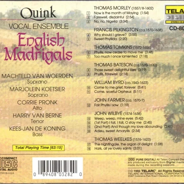 English Madrigals