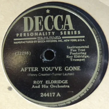 After You've Gone / I Can't Get Started