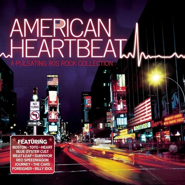American Heartbeat: A Pulsating 80s Rock Collection by Various Artists - album cover