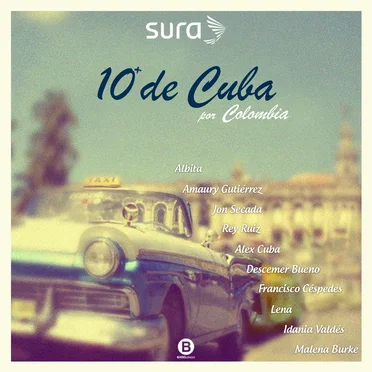 10 de Cuba por Colombia by Various Artists - album cover