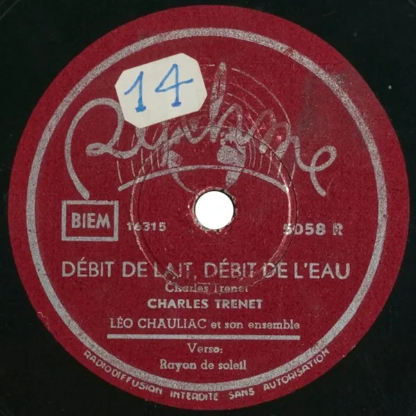Débit de lait, débit de l'eau