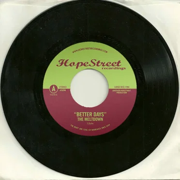 Better Days by The Meltdown - album cover