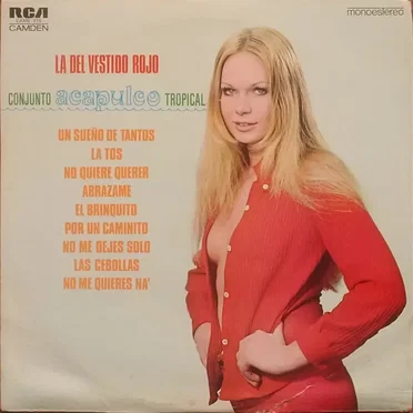 La del vestido rojo
