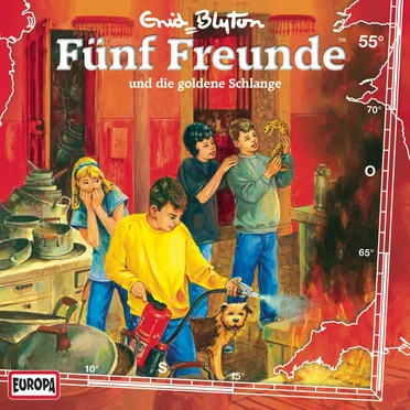 Fünf Freunde, Episode 55: und die goldene Schlange by Enid Blyton - album cover