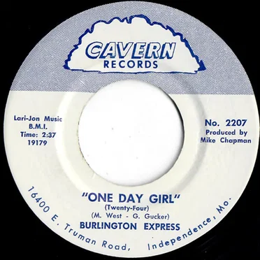 One Day Girl (Twenty-Four) / Memories by Burlington Express - album cover