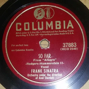 So Far / A Fellow Needs a Girl