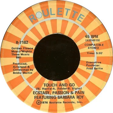 Touch and Go by Ecstasy, Passion & Pain featuring Barbara Roy - album cover