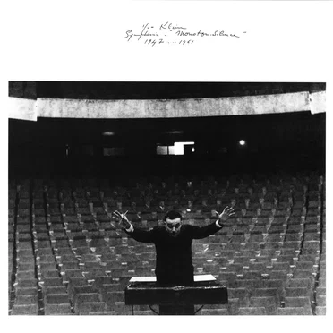Symphonie “Monoton‐Silence” by Yves Klein - album cover