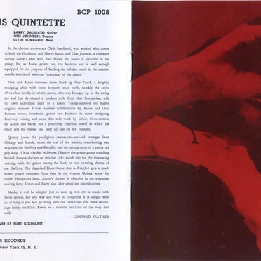 Aaron Sachs Quintette