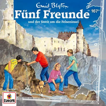 Fünf Freunde, Episode 167: und der Streit um die Felseninsel by Enid Blyton - album cover
