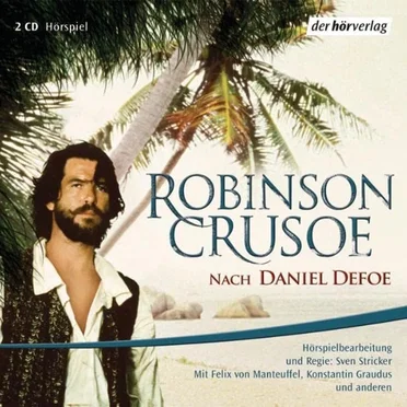 Robinson Crusoe by Daniel Defoe - album cover