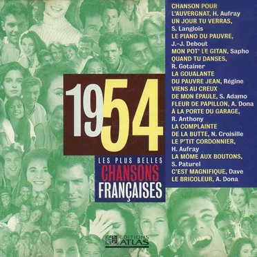 Les Plus Belles Chansons françaises : 1954 by Various Artists - album cover