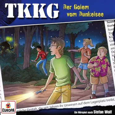 TKKG 198: Der Golem vom Dunkelsee by Stefan Wolf - album cover