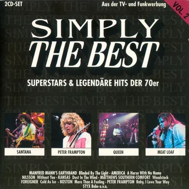 Simply the Best: Superstars & Legendäre Hits der 70er, Volume 2 by Various Artists - album cover