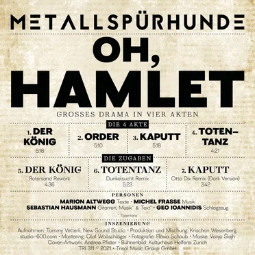 Oh, Hamlet by Metallspürhunde - album cover
