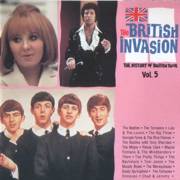 The British Invasion: The History of British Rock, Volume 5 by Various Artists - album cover