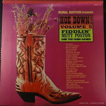 Hoe Down! Volume 5 by Fiddlin' Mutt Poston and the Farm Hands - album cover