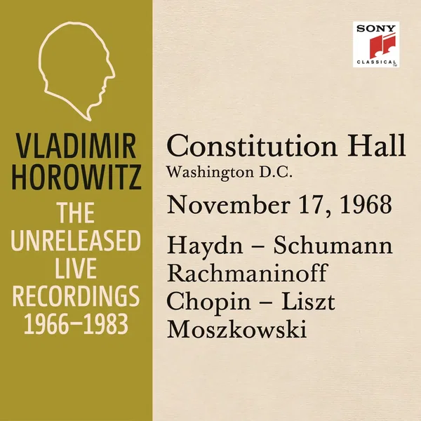 Vladimir Horowitz in Recital at Constitution Hall Washington D.C. November 17 1968