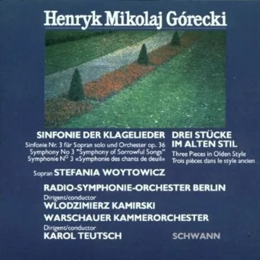 Sinfonie der Klagelieder / Drei Stücke im alten Stil