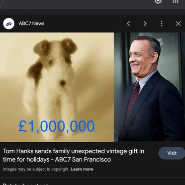 Tom Hanks sends family unexpected vintage gift in time for holidays